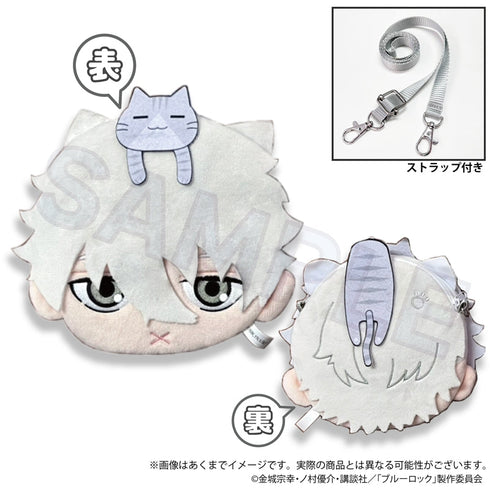 『ブルーロック』フェイスポシェット ひっつきにゃんVer. 凪誠士郎
